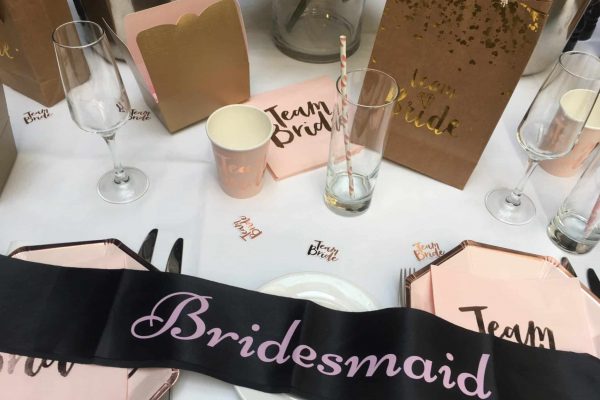 Hen party afternoon tea with champagne