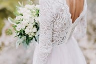 Bride with bouquet