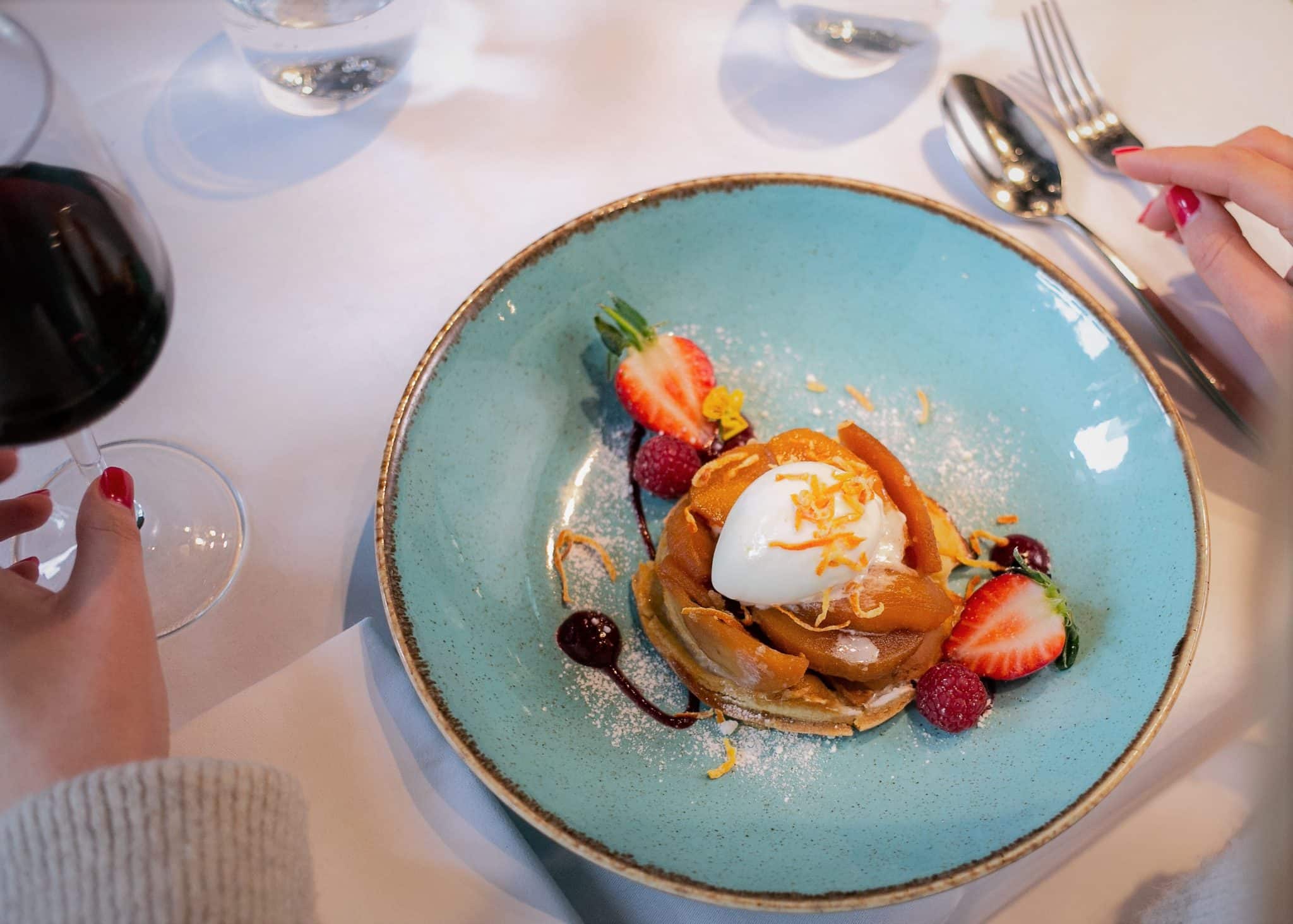 Pancake with fruit